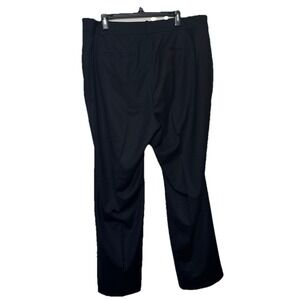 Talbots Womens Pants Curvy 16W Plus Black Wool Blend Italy Fabric Dress Office